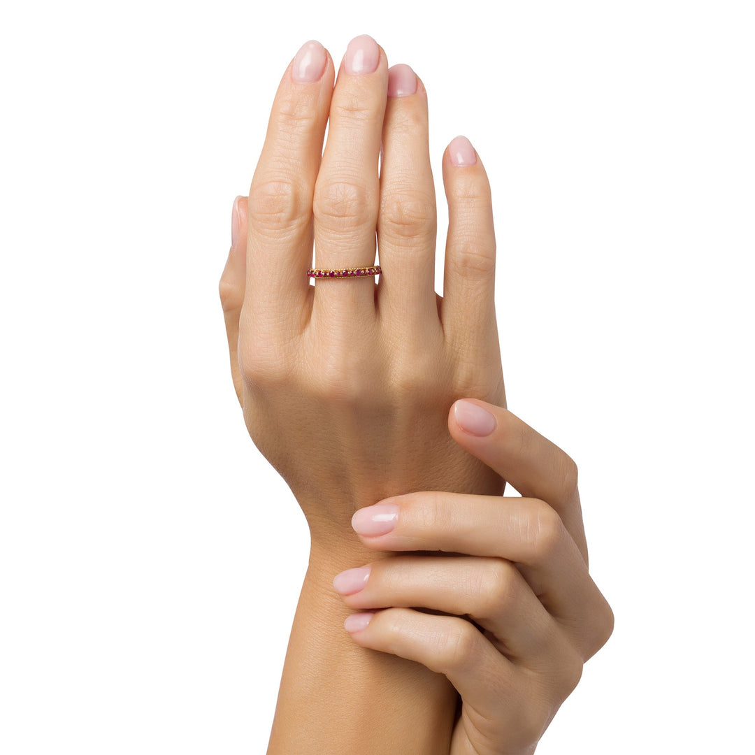 Verona Banded Red Ring