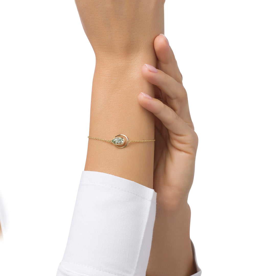 Frost Bell Green Bracelet
