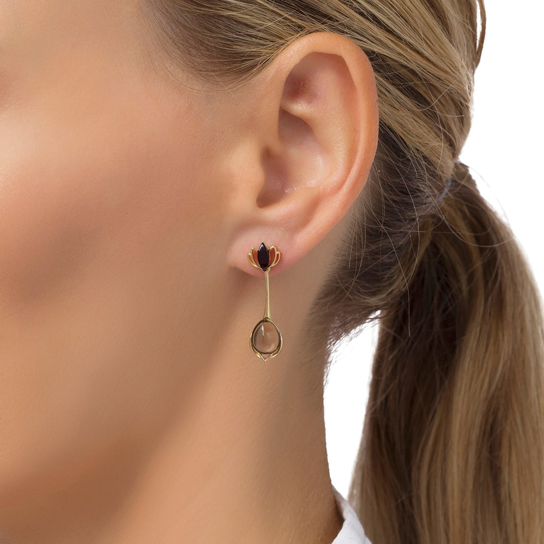 Lotus Garland Earrings