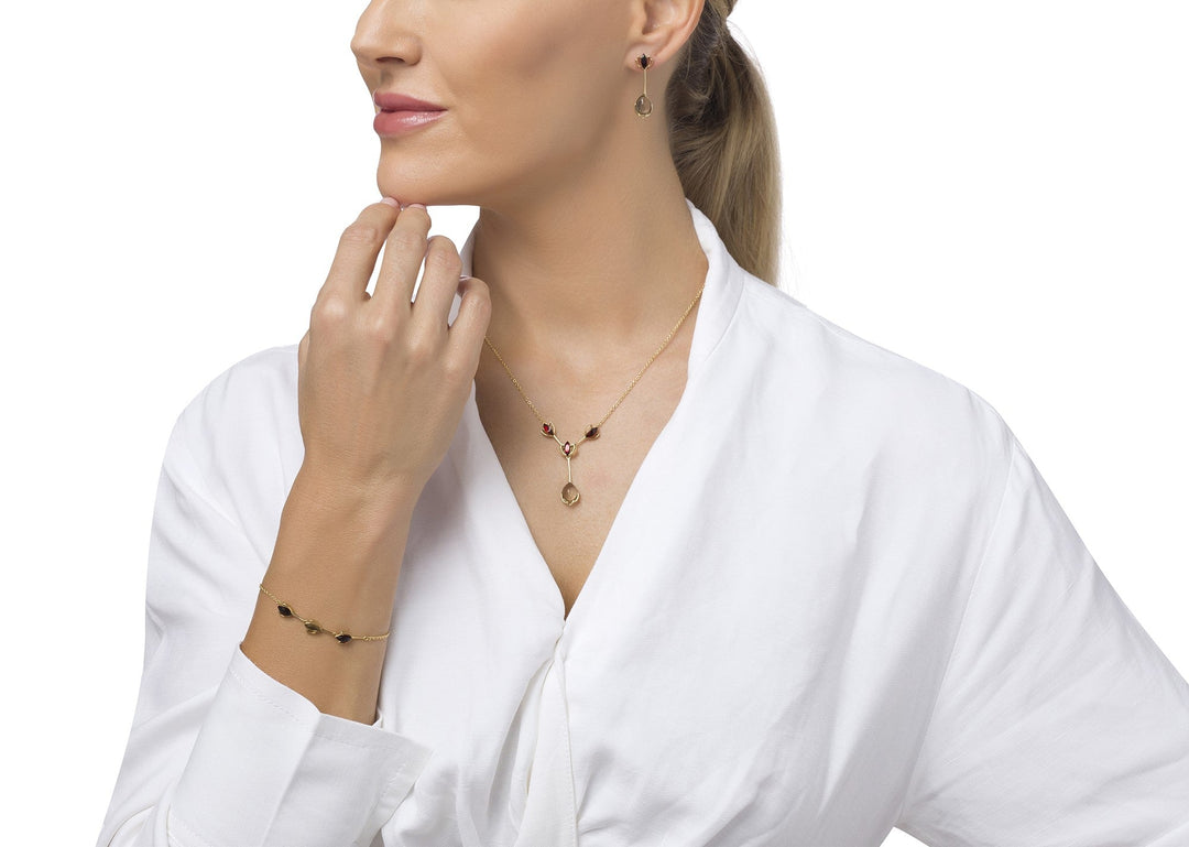 Lotus Garland Earrings