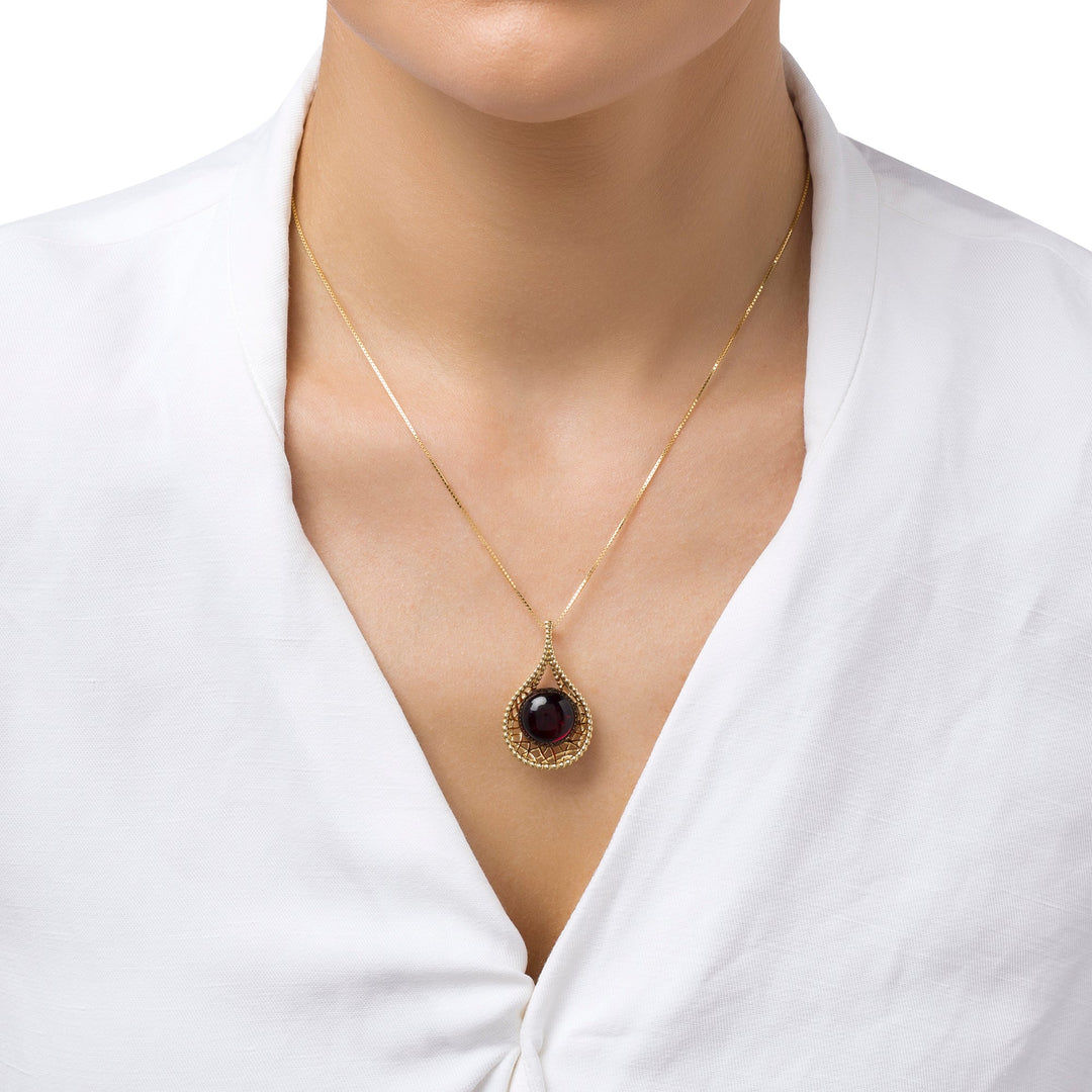 Lady of Cherry Pendant