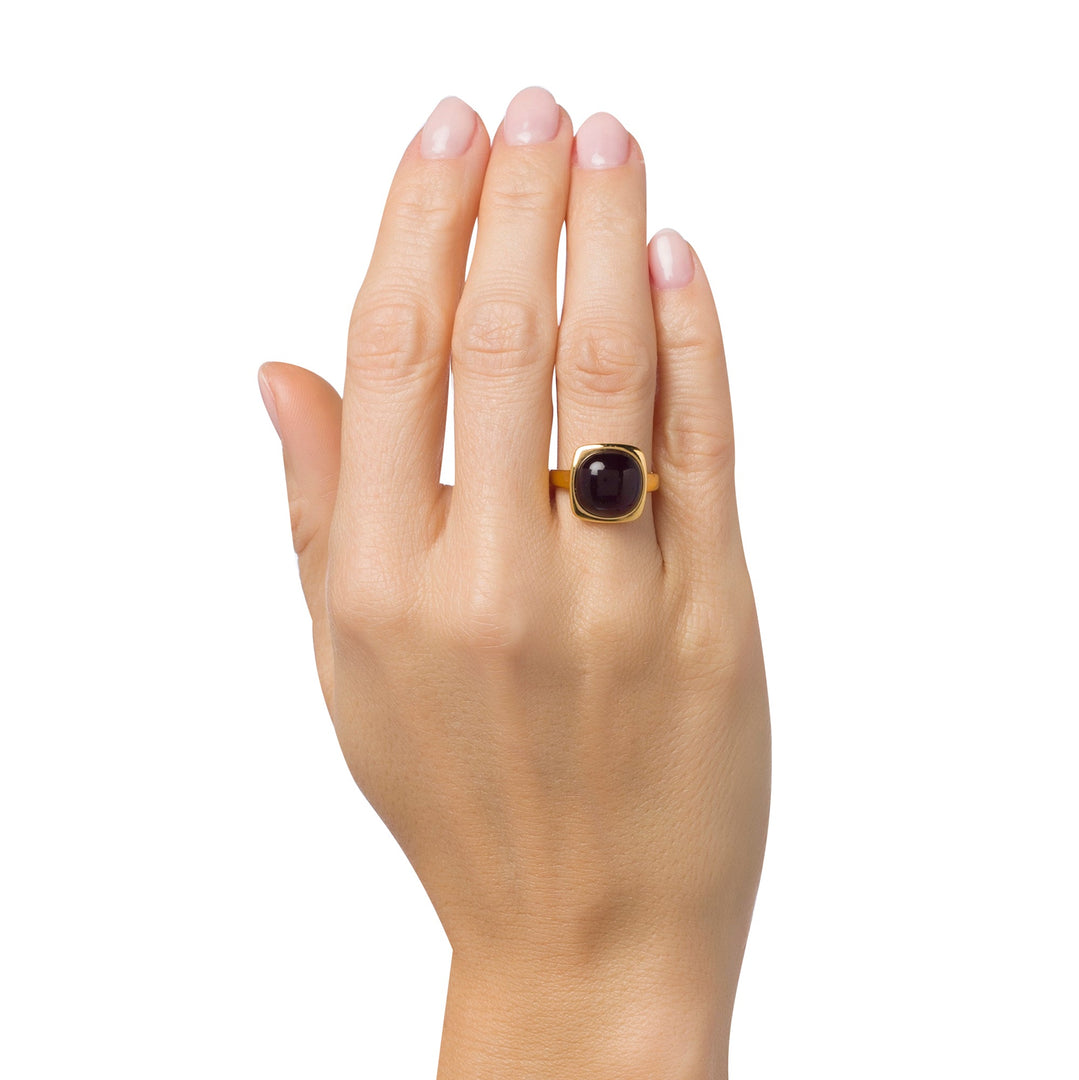 Cushioned Amulet Ring