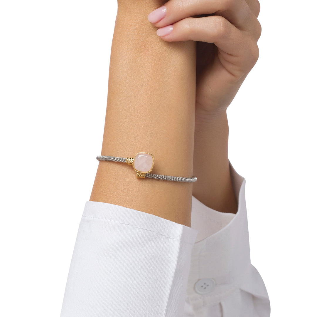 Wrapped Cuff Quartz Bracelet