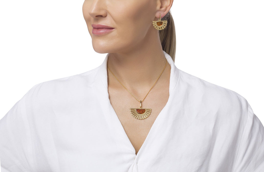 Peacock Honey Pendant