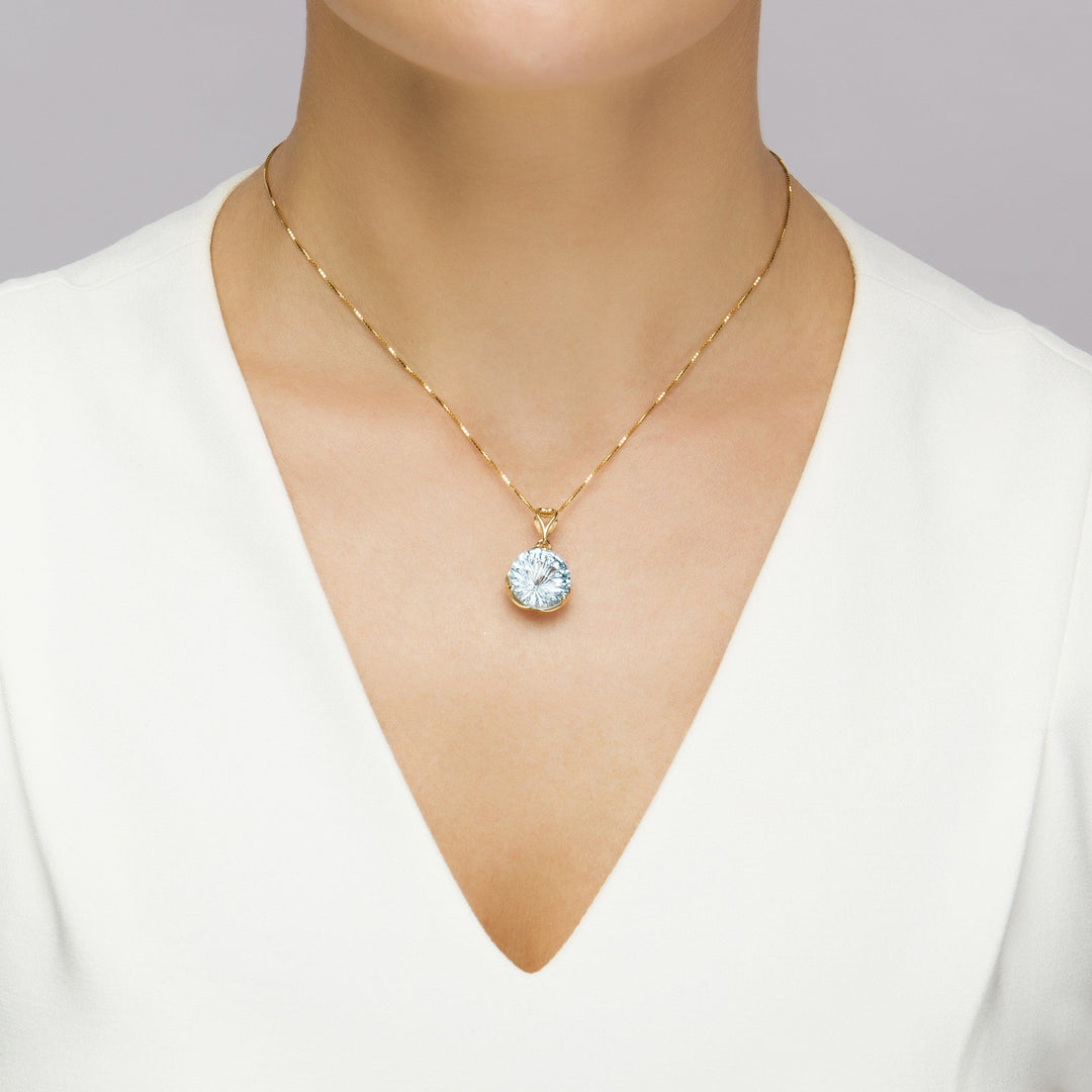 Glacier Round Cut Pendant
