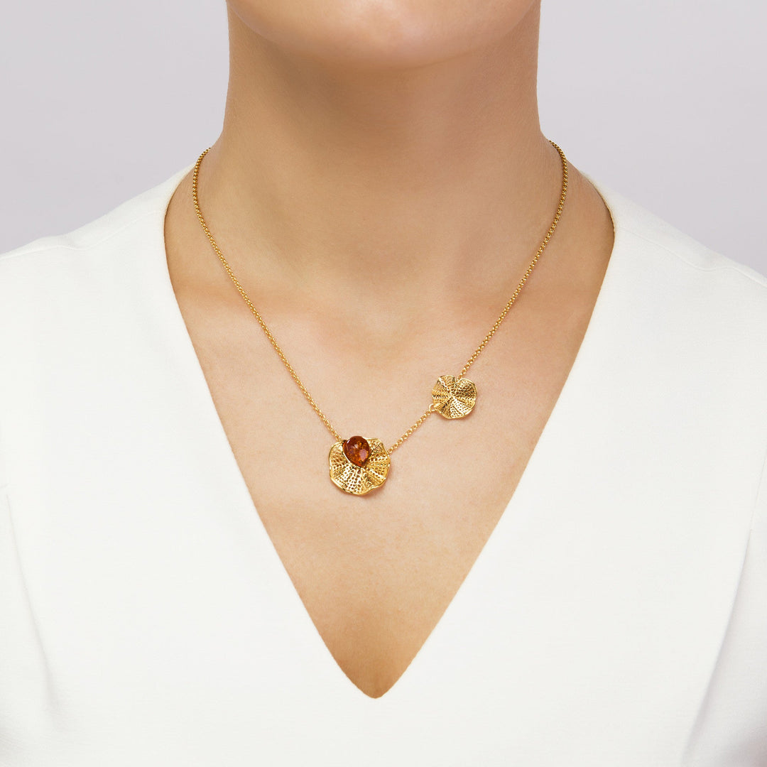 Morning Glory Honey Necklace