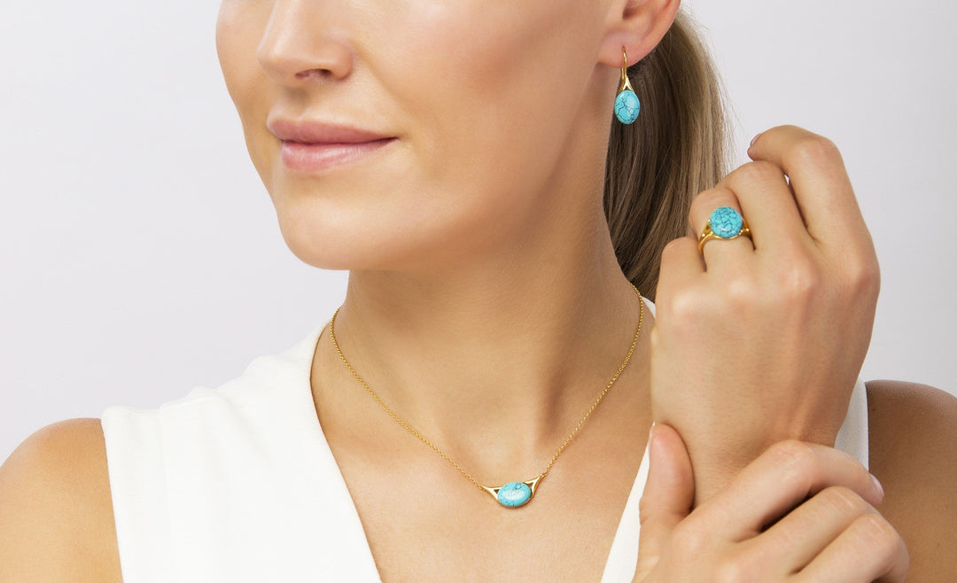 Eye of Turquoise Necklace