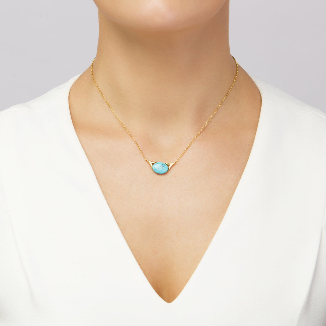 Eye of Turquoise Necklace