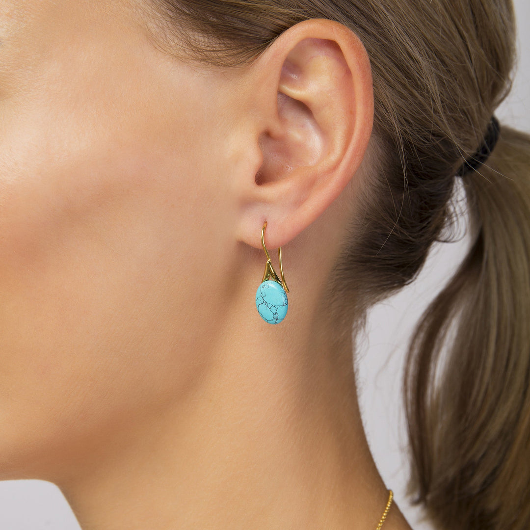 Eye of Turquoise Earrings