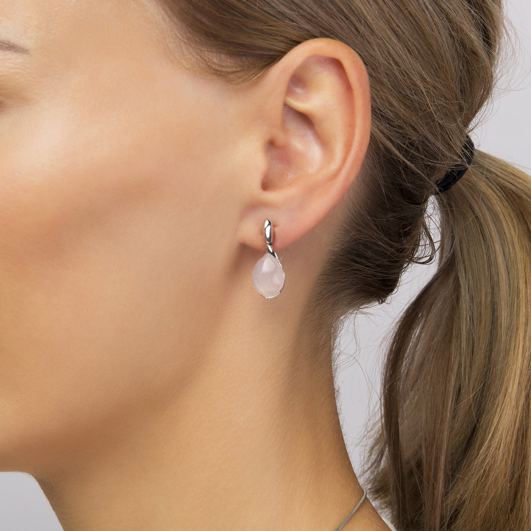 Morning Dew Pink Earrings