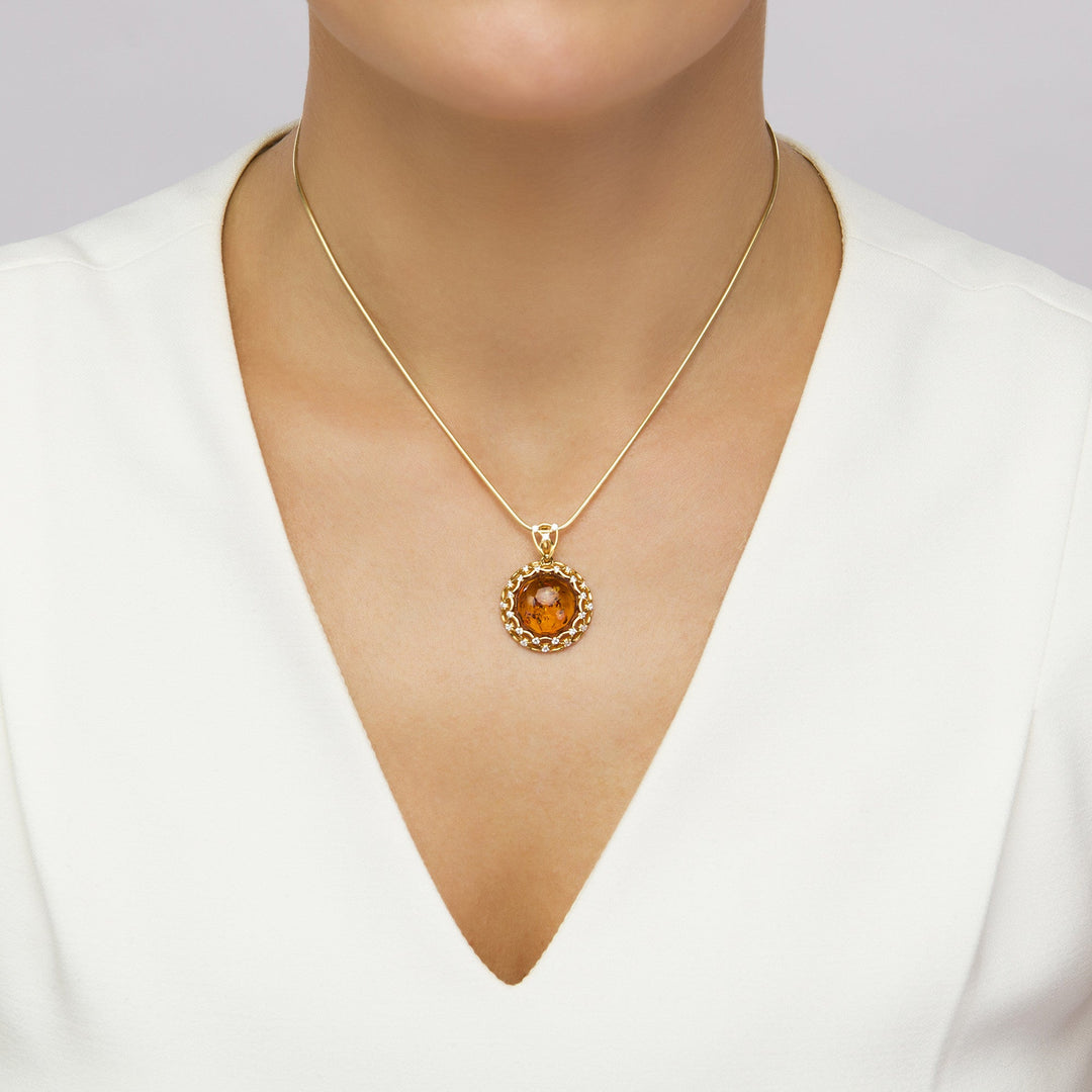 Lady of Amber Pendant