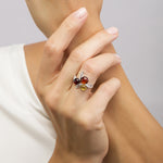 Load image into Gallery viewer, Silver Leaf Branch Ring
