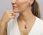 Load image into Gallery viewer, Silver Leaf Branch Pendant