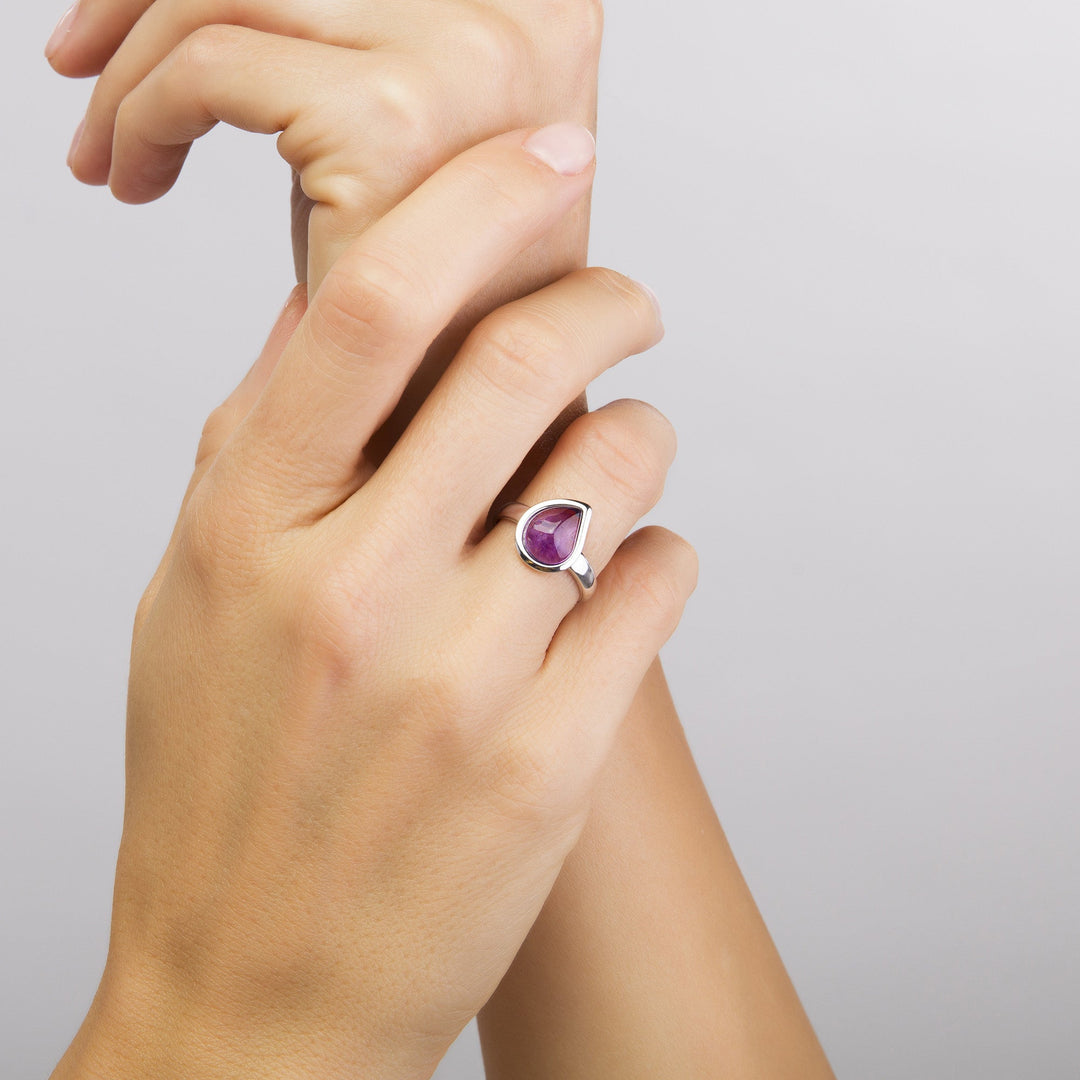 Morning Dew Purple Ring