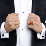 Load image into Gallery viewer, Cliff Oval Carnelian Ring
