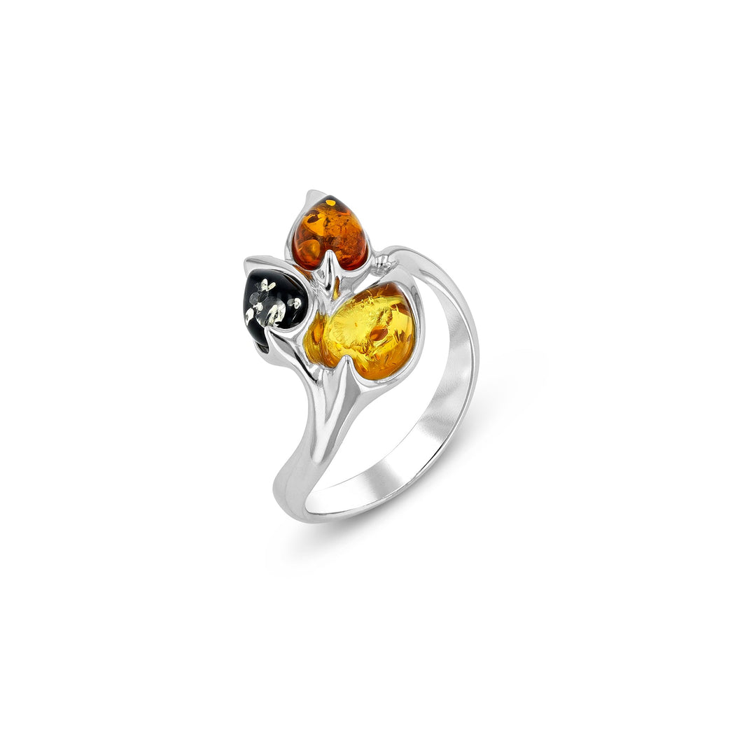 Ash Leaf Tricolor Ring