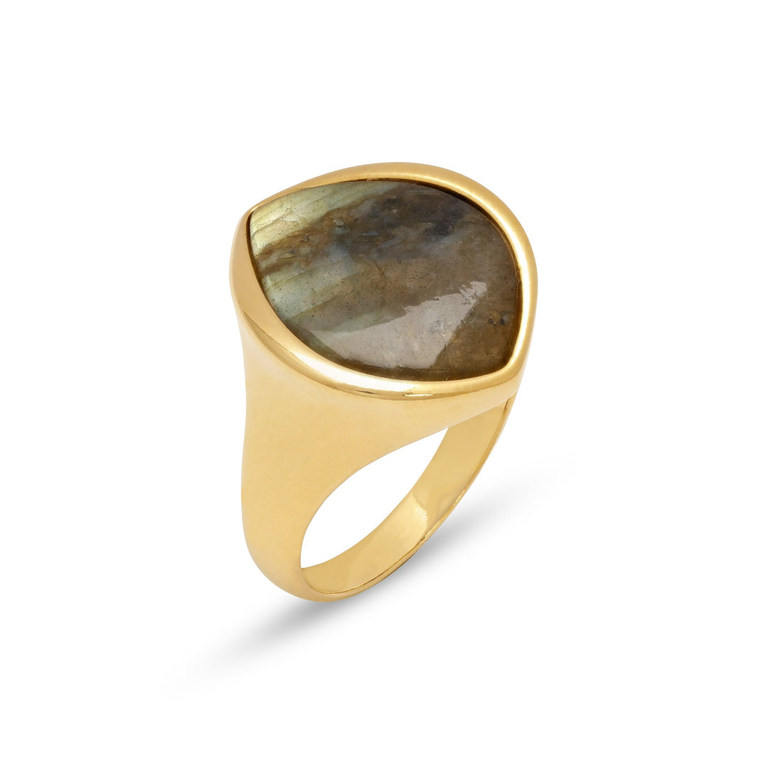 Falcon Eye Hazy Grey Ring