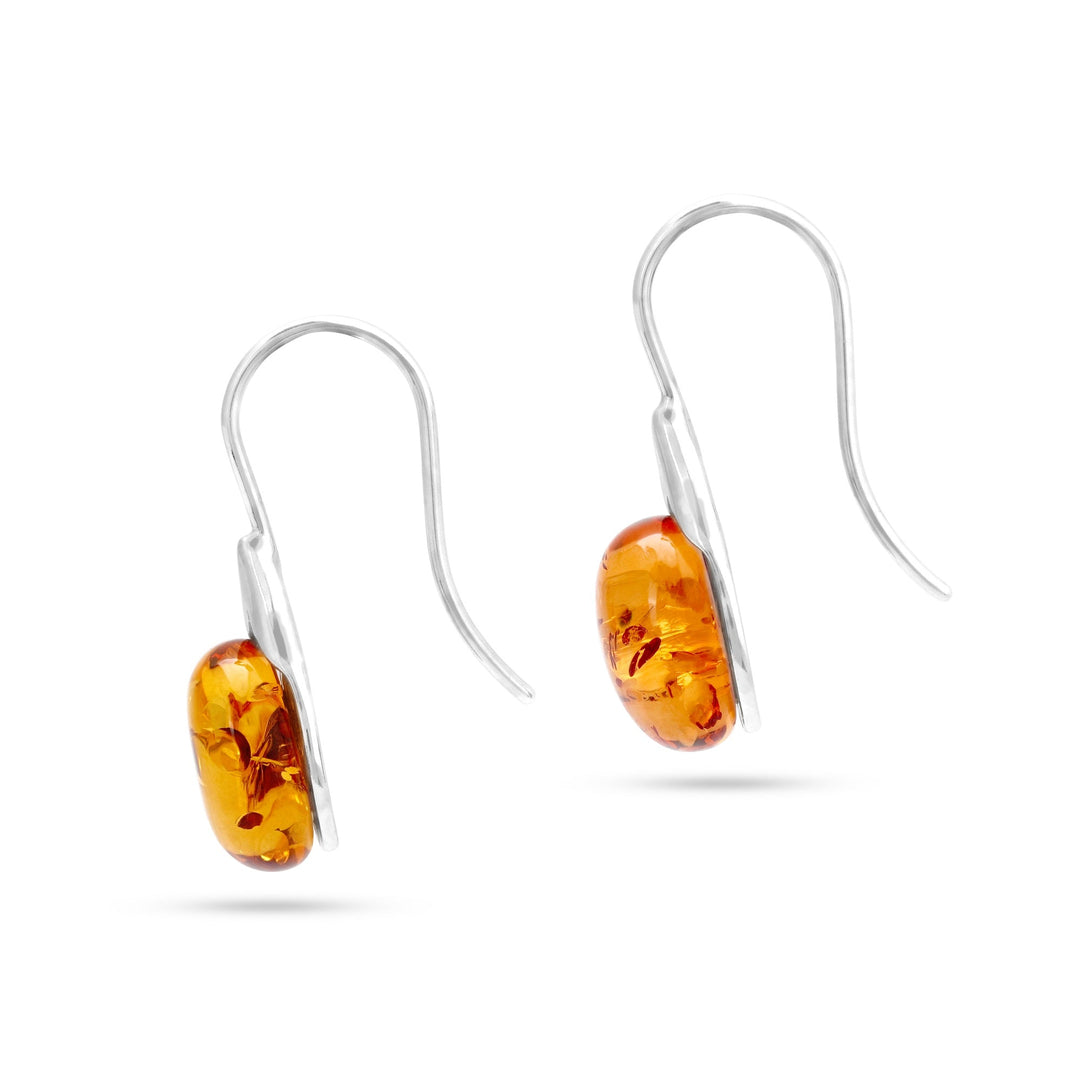 Eye of Amber Earrings