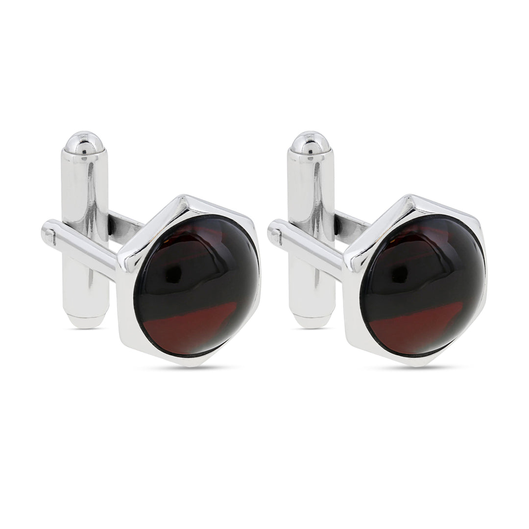 Round Cherry Cufflinks