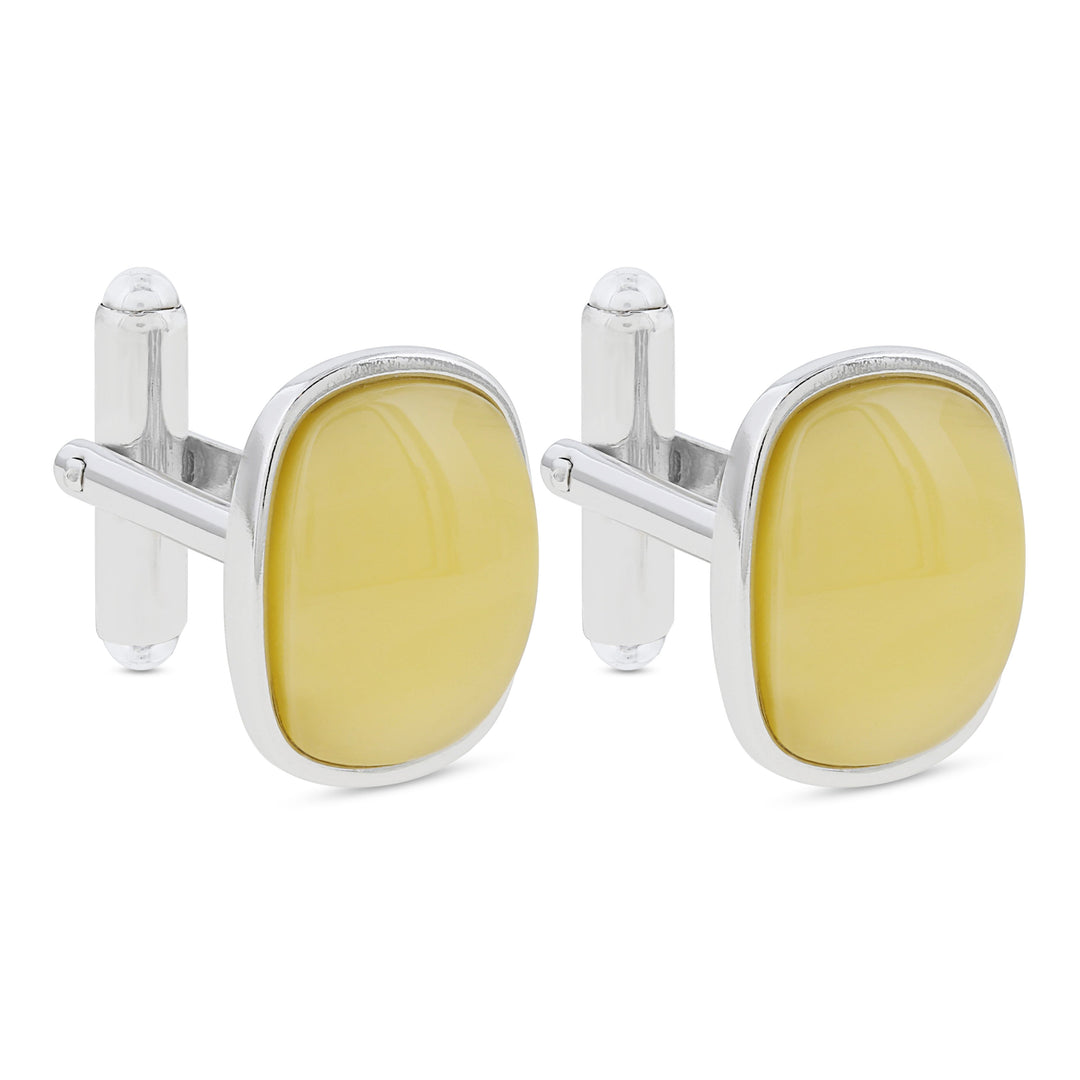 Cliff Antique Amber Cufflinks