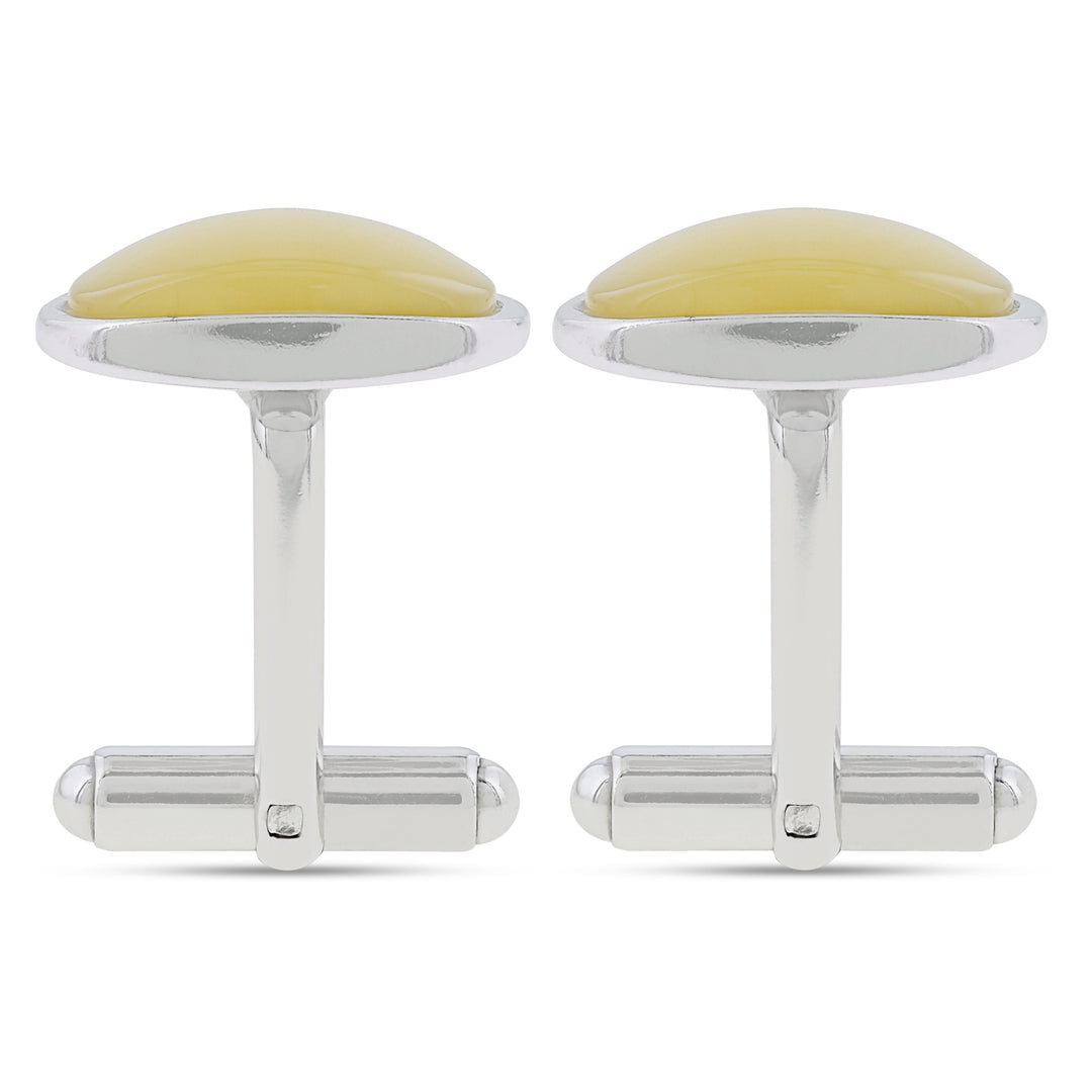 Cliff Antique Amber Cufflinks