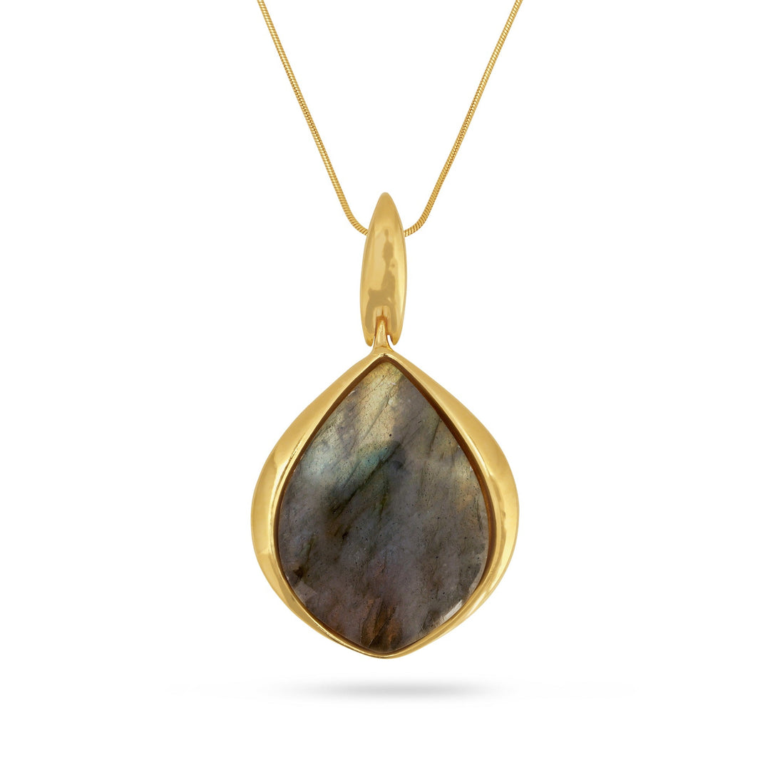 Falcon Eye Hazy Grey Pendant