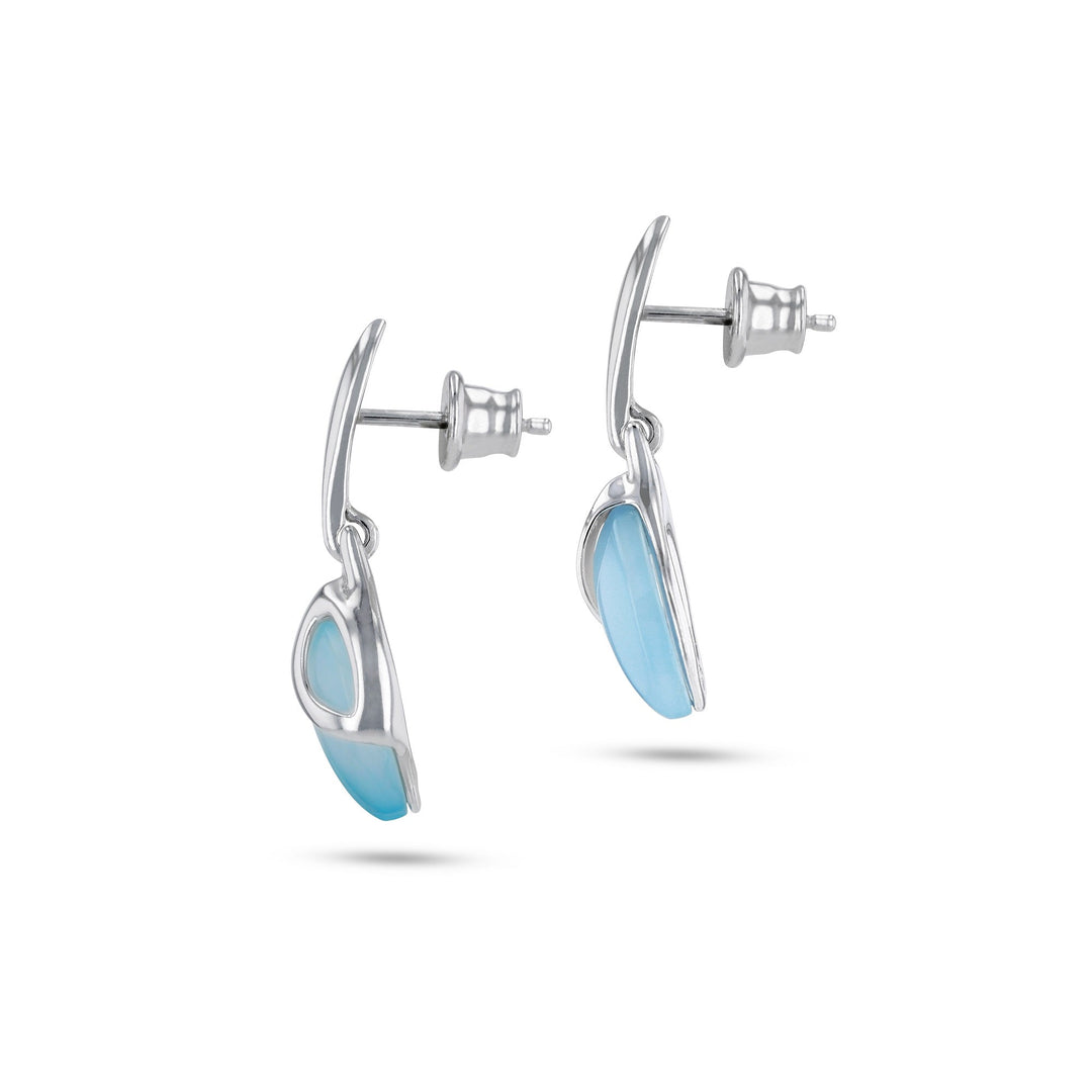 Morning Dew Aqua Earrings