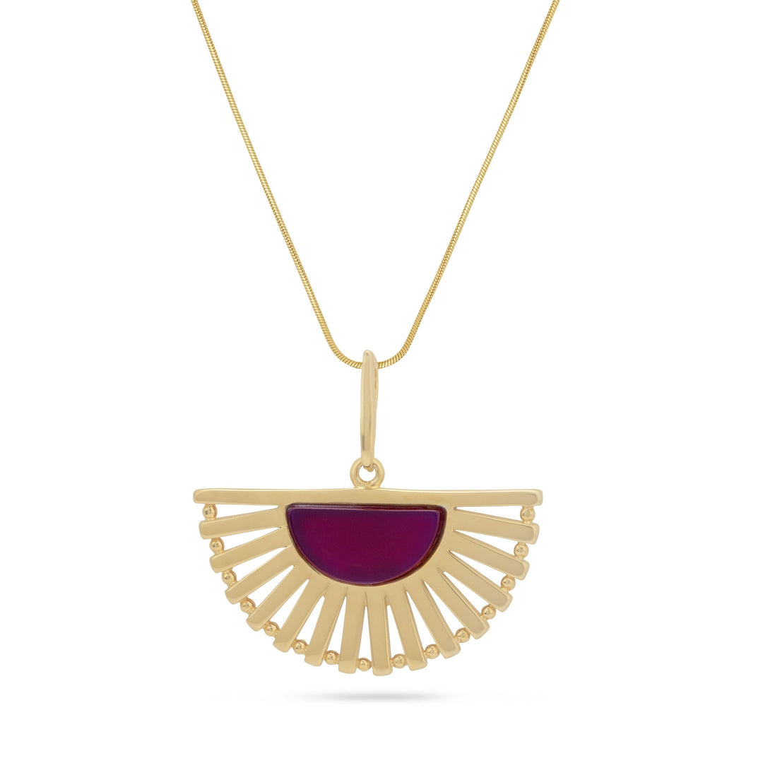 Peacock Purple Pendant