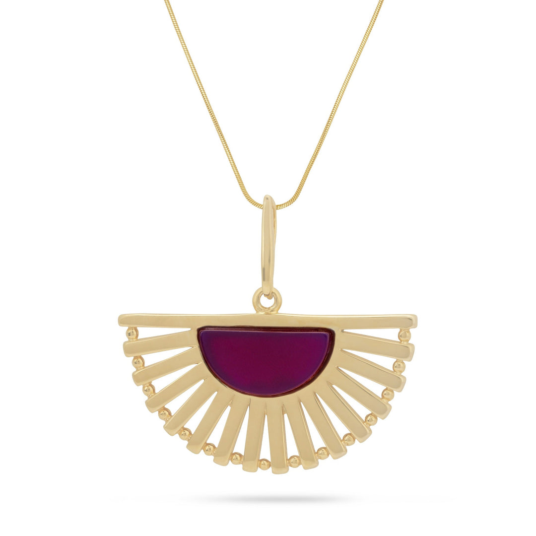 Peacock Purple Pendant