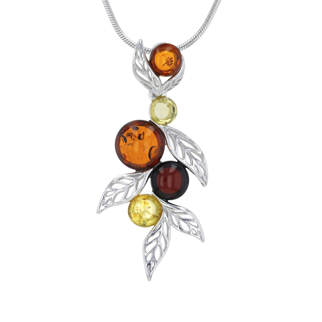 Silver Leaf Branch Pendant
