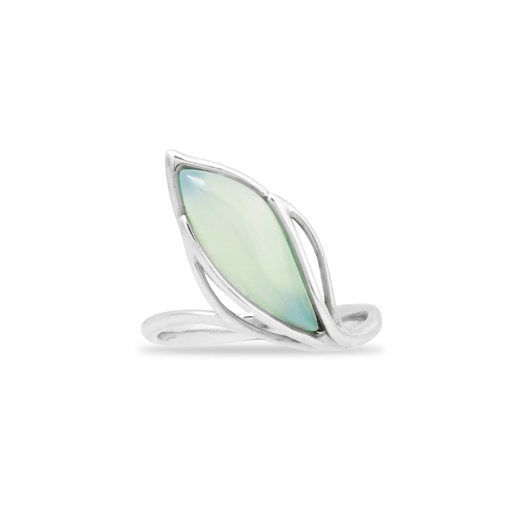 Silver Storm Aqua Ring