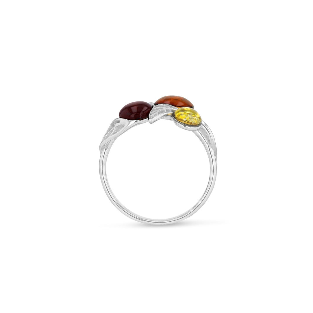 Silver Leaf Branch Ring