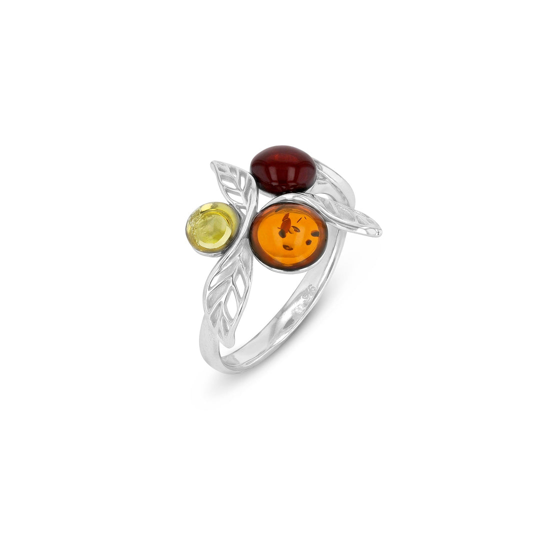 Silver Leaf Branch Ring