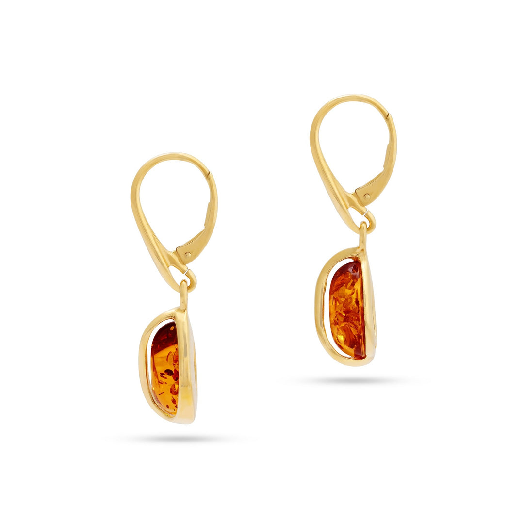 Amber Droplets Earrings