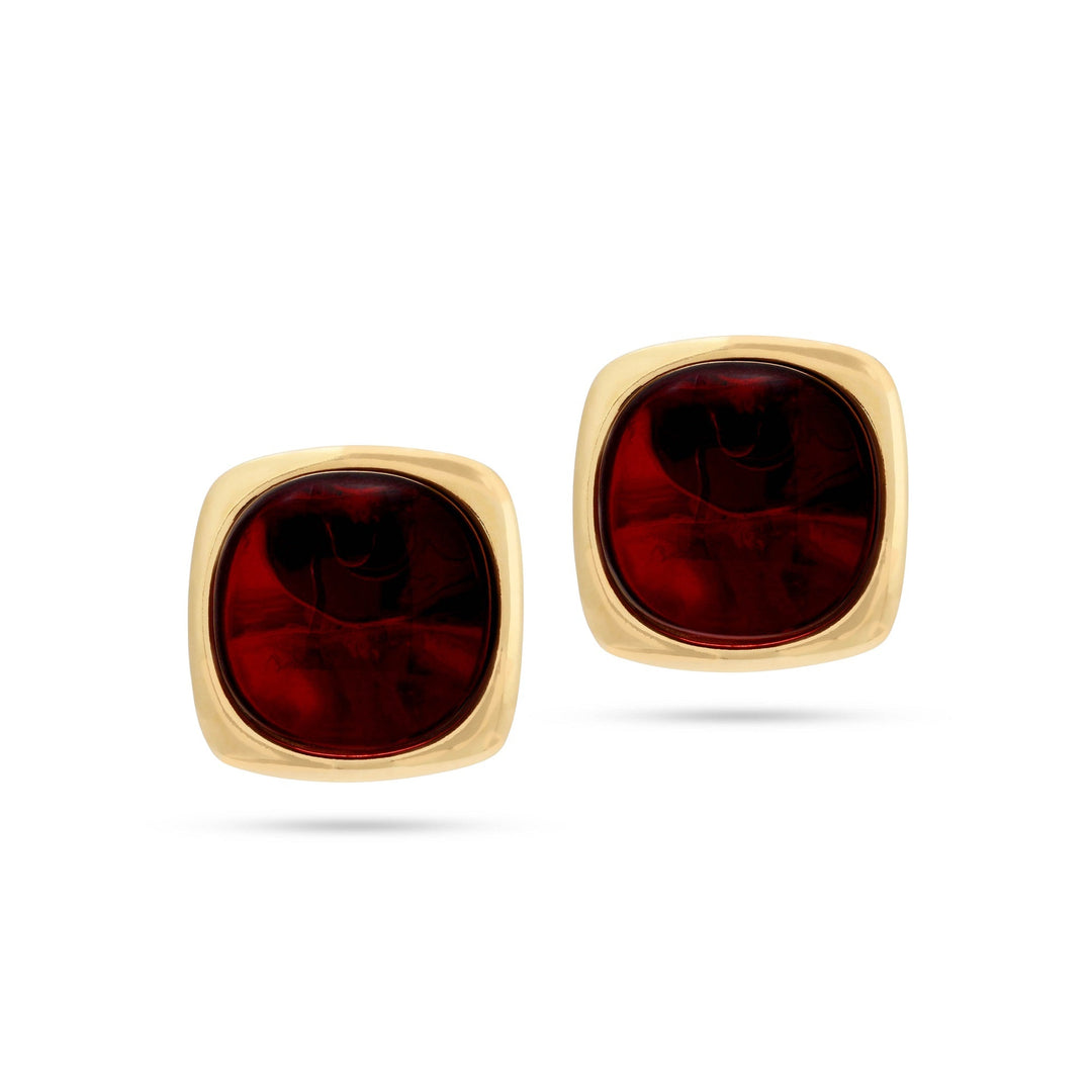 Cushioned Amulet Earrings