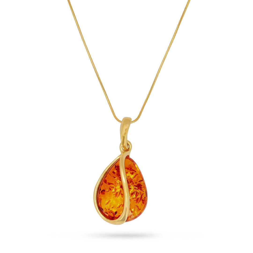 Amber Droplets Pendant