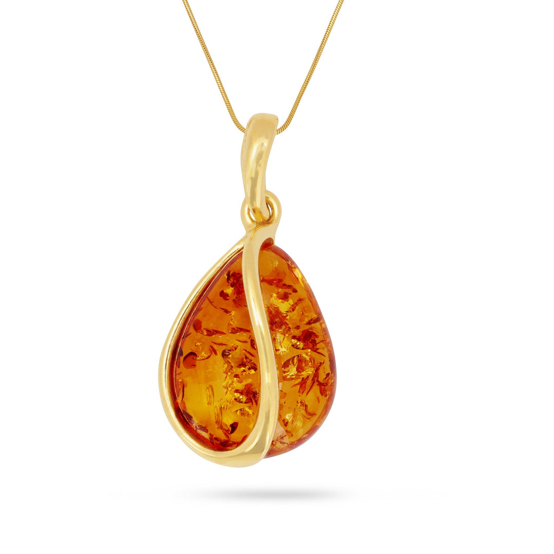 Amber Droplets Pendant