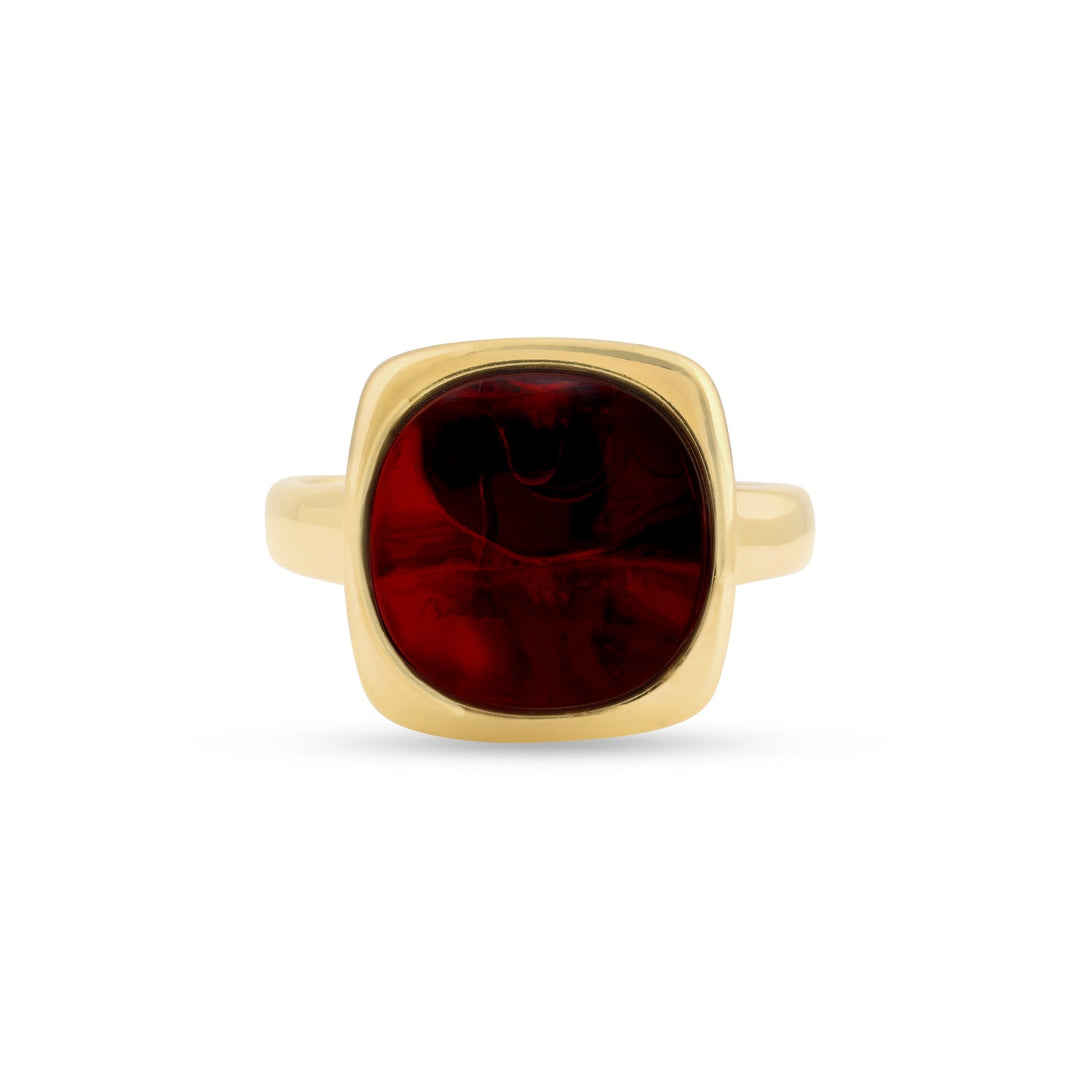 Cushioned Amulet Ring