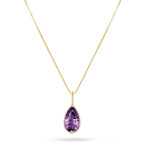 Load image into Gallery viewer, Purple Ice Drop Cut Pendant