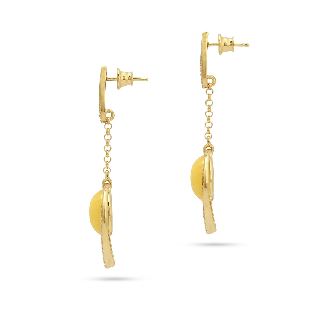 Antique White Treasure Earrings