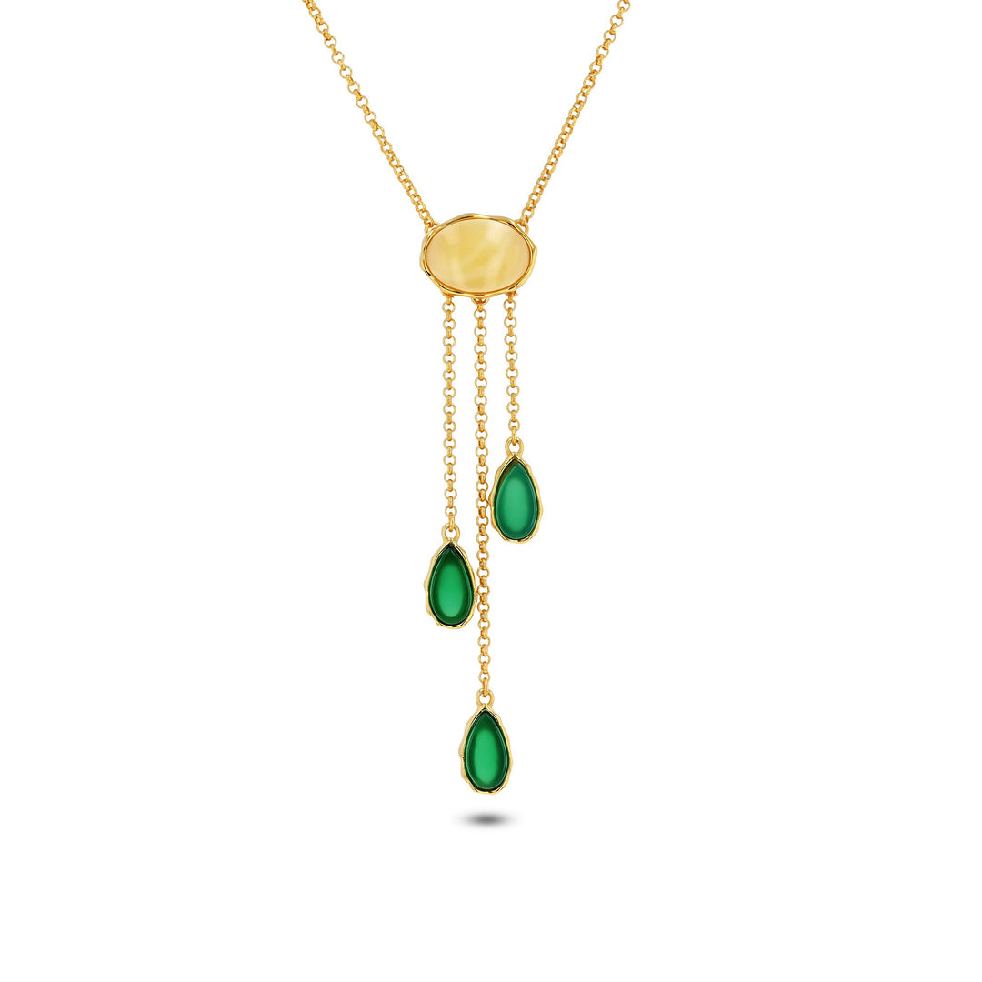 Sea Breeze Droplets Necklace