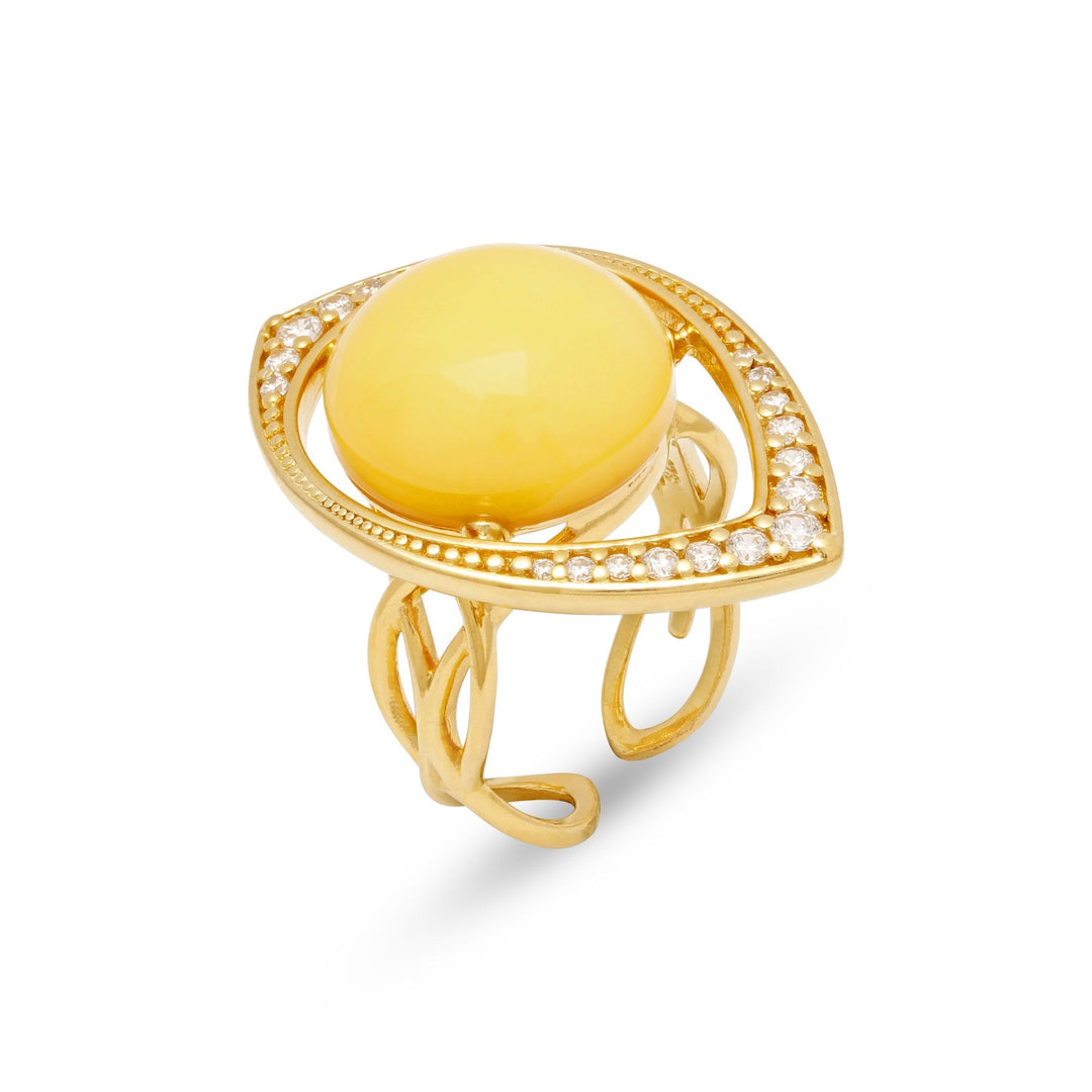 Antique White Treasure Ring