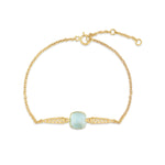 Charger l'image dans la galerie, Bracelet bleu coupe carrée Frozen Lake