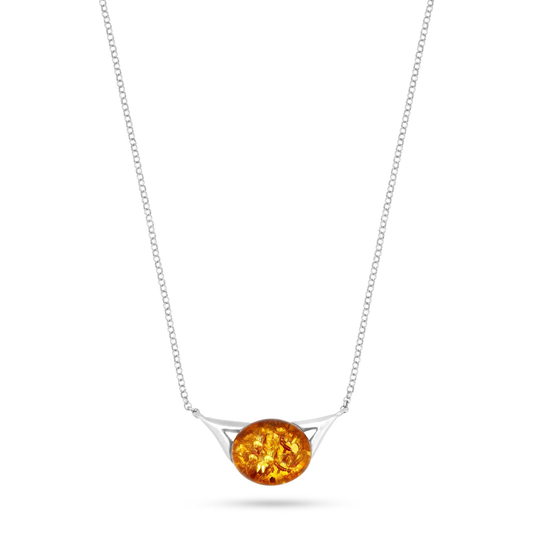 Eye of Amber Necklace