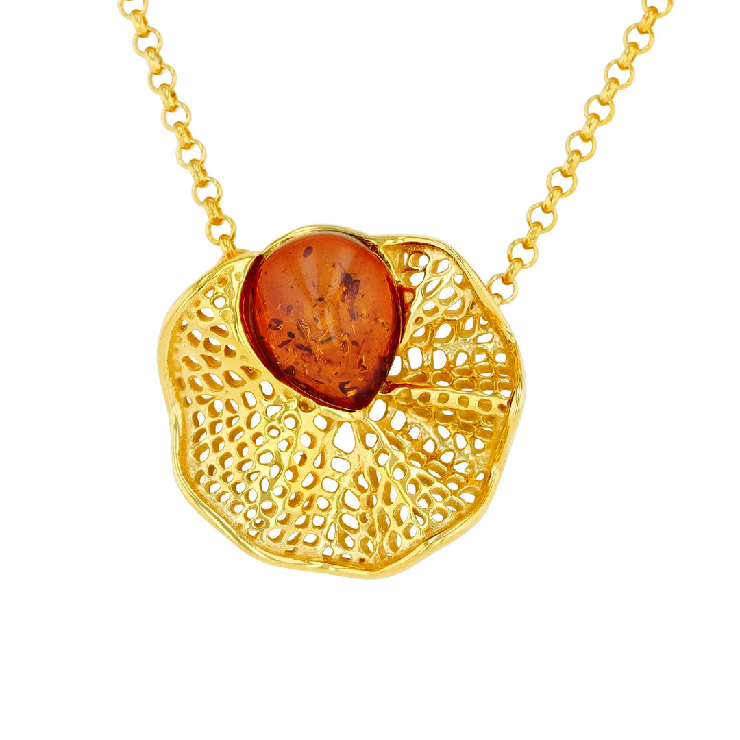 Morning Glory Honey Necklace