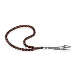Load image into Gallery viewer, Caribbean Cherry Amber 33 Beads Rosary Diamond Cut 2