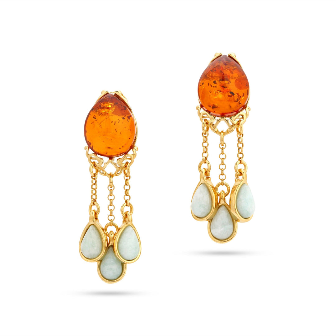Volcano Amazonite Earrings