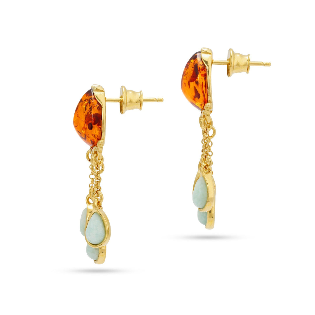 Volcano Amazonite Earrings