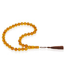 Load image into Gallery viewer, Baltic Honey Amber 33 Beads Rosary Round Cut 1