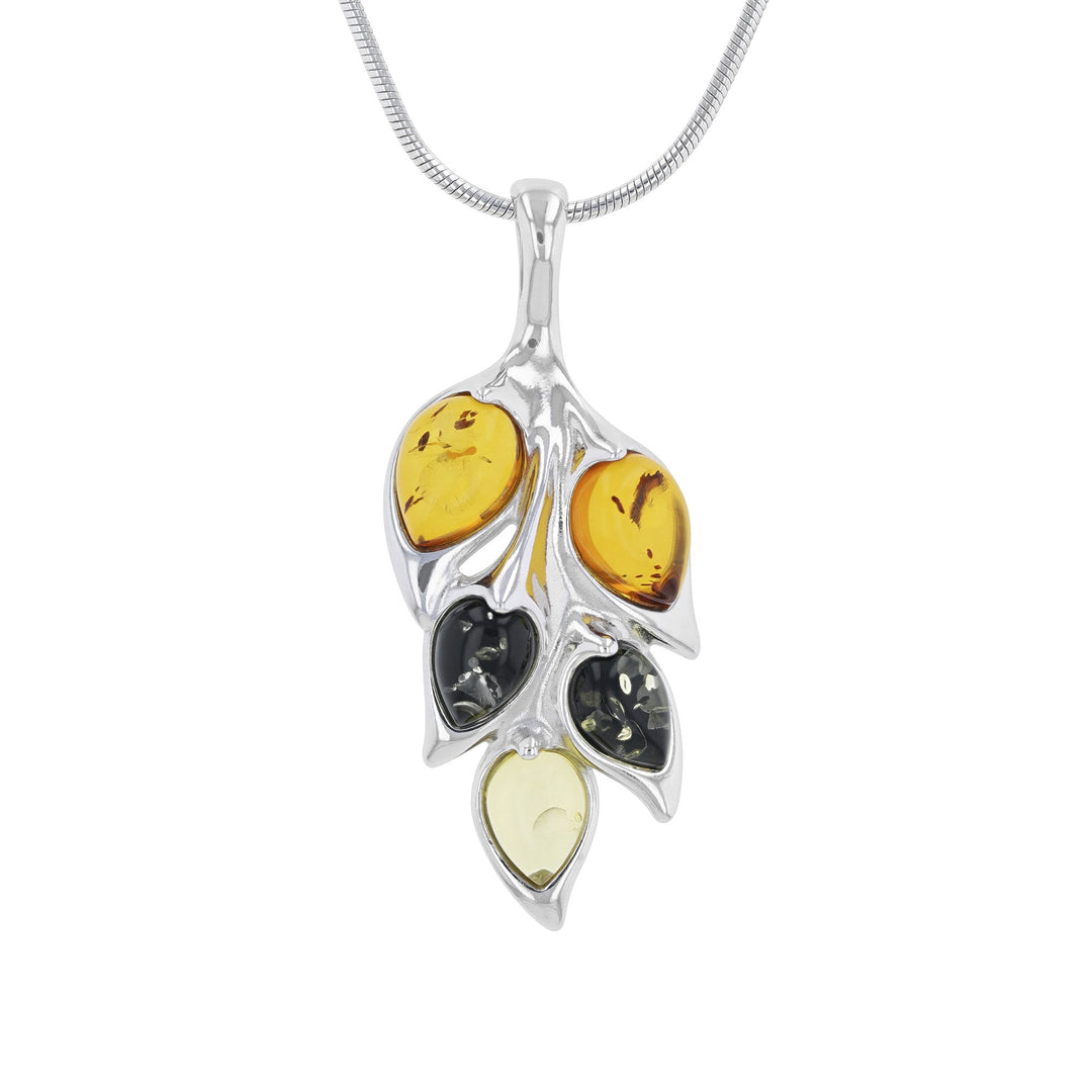 Ash Leaf Tricolor Pendant